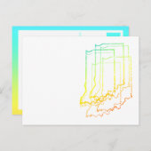 Indiana Chillout Postkarte (Vorne/Hinten)