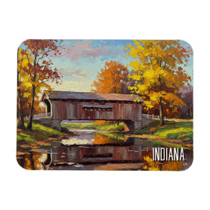 Indiana Covered Bridge Magnet