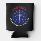 INDIANA CROSSROADS STAAT FLAG DOSENKÜHLER (Vorderseite)
