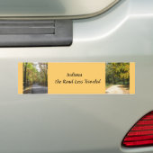 Indiana die Straße reiste weniger Autoaufkleber (Auf Auto)