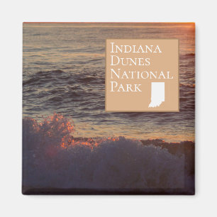 Indiana-Dünen-Nationalpark - Strand-Wellen Magnet