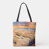 Indiana Dunes Indiana Vintage Reise Illustration Tasche (Rückseite)