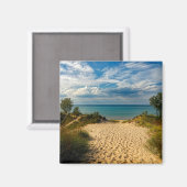 Indiana Dunes, Lake Michigan Magnet (Vorderseite/Rückseite)