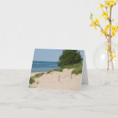 Indiana Dunes, Lakeview Beach, Lake Michigan Karte (Gelbe Blume)
