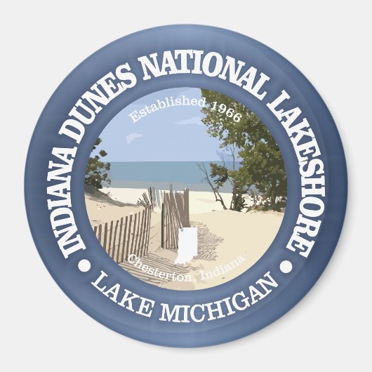 Indiana Dunes National Lakeshore Magnet (Vorne)