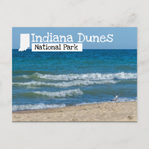 Indiana Dunes National Park Beach Postkarte