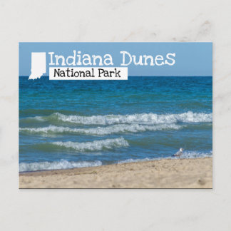 Indiana Dunes National Park Beach Postkarte