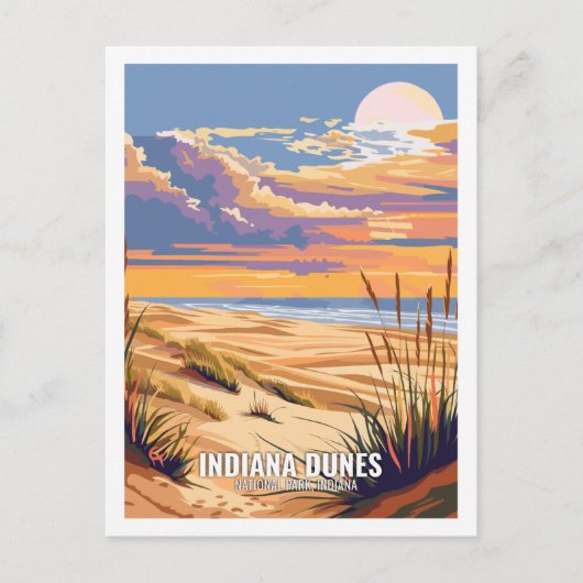 Indiana Dunes National Park Indiana USA Postkarte (Vorderseite)