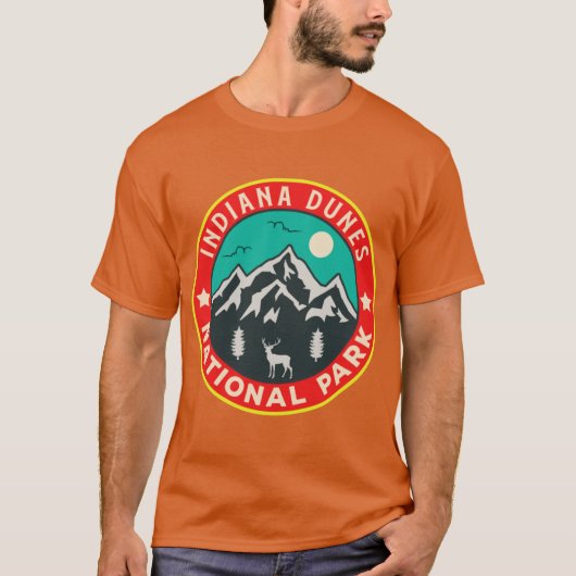 Indiana Dunes National Park Oversized 3 T-Shirt (Vorderseite)