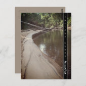 Indiana Dunes National Park Scemic Creek Foto Postkarte (Vorne/Hinten)