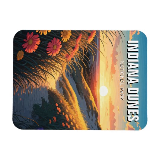 Indiana Dunes National Park Travel Magnet (Horizontal)