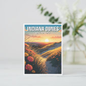 Indiana Dunes National Park Travel Postkarte (Stehend Vorderseite)