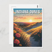 Indiana Dunes National Park Travel Postkarte (Vorne/Hinten)