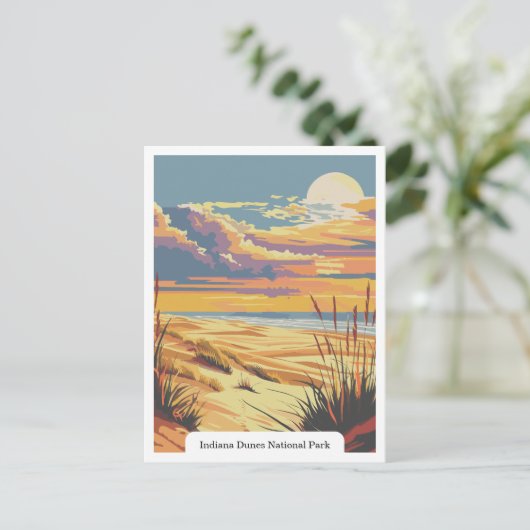 Indiana Dunes National Park USA Postkarte (Stehend Vorderseite)
