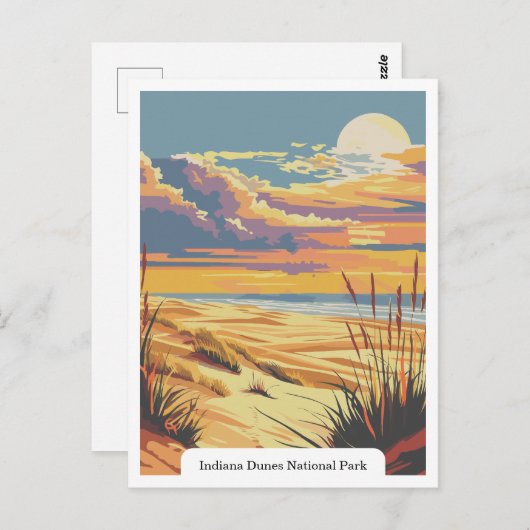 Indiana Dunes National Park USA Postkarte (Vorne/Hinten)