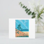 Indiana Dunes National Park WPA Postkarte (Stehend Vorderseite)