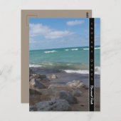 Indiana Dunes Nationalpark Beach Veiw Postkarte (Vorne/Hinten)