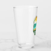 Indiana Dunes Nationalpark Minimal Retro Emblem Glas (Rechts)