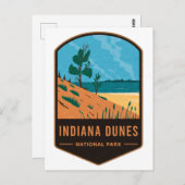 Indiana Dunes Nationalpark Postkarte (Vorne/Hinten)