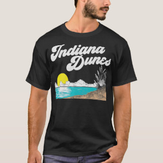 Indiana Dunes Nationalpark Retro Vintag 80er Prem T-Shirt