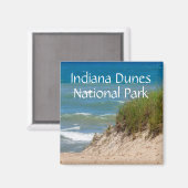 Indiana Dunes Nationalpark Souvenir Magnet (Vorderseite/Rückseite)