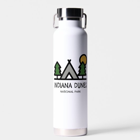 Indiana Dunes Nationalpark Trinkflasche (Vorne)