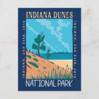 Indiana Dunes Nationalpark Vintag gefährdet
