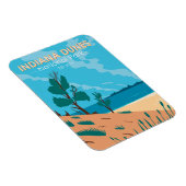 Indiana Dunes Nationalpark Vintag Magnet (Rechte Seite)