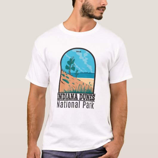 Indiana Dunes Nationalpark Vintag T-Shirt (Vorderseite)