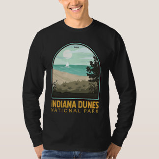 Indiana Dunes Nationalpark Vintages Emblem T-Shirt