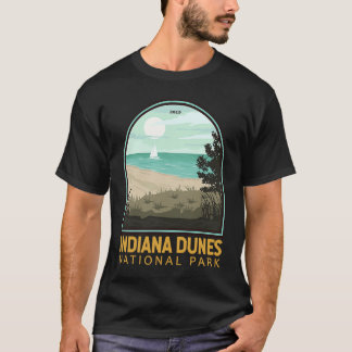 Indiana Dunes Nationalpark Vintages Emblem T-Shirt