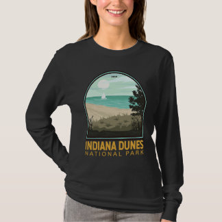 Indiana Dunes Nationalpark Vintages Emblem T-Shirt