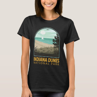 Indiana Dunes Nationalpark Vintages Emblem T-Shirt