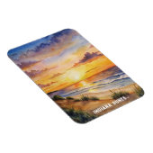 Indiana Dunes Nationalpark Wasserfarbenmalerei Magnet (Rechte Seite)