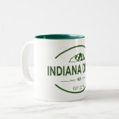 Indiana Dunes Nationalpark Zweifarbige Tasse (Vorderseite Links)
