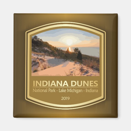 Indiana Dunes NP (PF1) Magnet (Vorne)