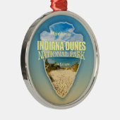 Indiana Dunes NP (Pfeilspitzen) Ornament Aus Metall (Rechts)