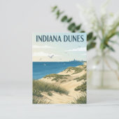 Indiana Dunes Postkarte (Stehend Vorderseite)