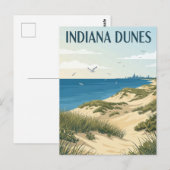 Indiana Dunes Postkarte (Vorne/Hinten)