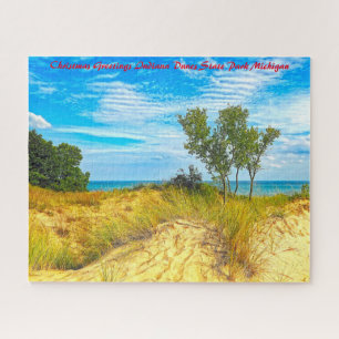 Indiana Dunes Staat Park Michigan. Puzzle