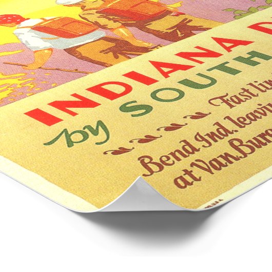 Indiana Dunes Staat Park Poster (Ecke)