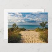 Indiana Dunes Staat Park Postkarte (Vorne/Hinten)