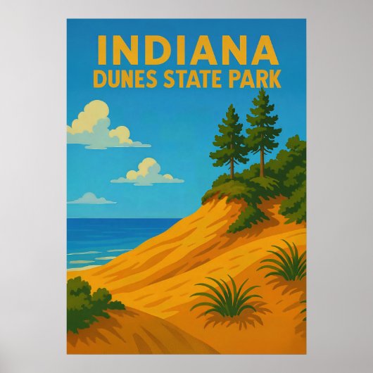 Indiana Dunes Staat Park V01 Poster (Vorne)
