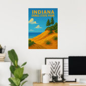 Indiana Dunes Staat Park V01 Poster (Heimbüro)
