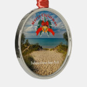 Indiana Dunes Staat Park Weihnachten Ornament Aus Metall (Rechts)