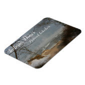 Indiana Dunes, Waves on Lake Michigan, Sand Dunes Magnet (Linke Seite)