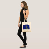 Indiana Flag Bag Tragetasche (Vorderseite (Model))