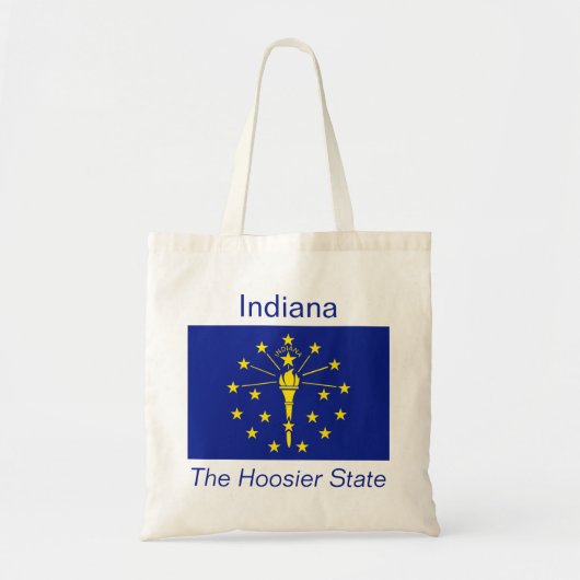 Indiana Flag Bag Tragetasche (Vorne)