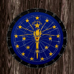 Indiana Flag Dartboard & Indiana / USA Spielbrett Dartscheibe<br><div class="desc">Dartboard: Indiana & Indiana Fahnen,  Familienspass Spiele - Liebe mein Land,  Sommerspiele,  Urlaub,  Vatertag,  Geburtstagsparty,  Uni Schüler / Sportfans</div>