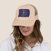Indiana Flag Hat Truckerkappe (Beispiel)